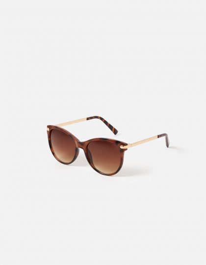 Rubee flat top sunglasses brown